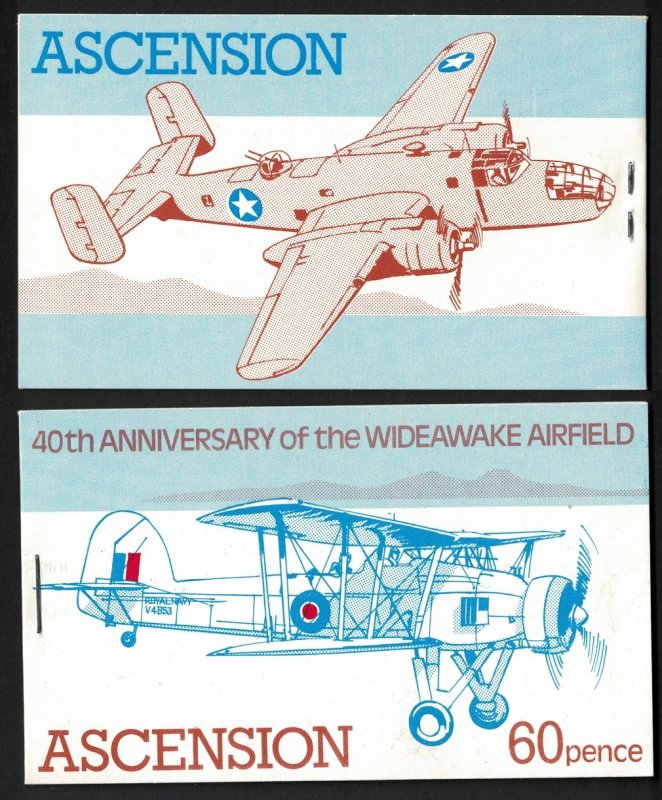 Ascension Wideawake Airfield 4v Booklet Stapled right 1982 MNH SG#SB4a