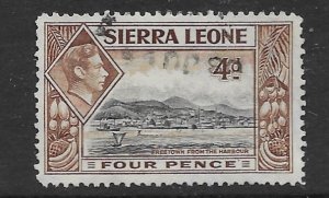 Sierra Leone  178   1938  4 pence  used