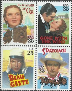 # 2445-2448 MINT NEVER HINGED ( MNH ) CLASIC FILMS