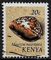 Kenya #39 Used Stamp - Seashell