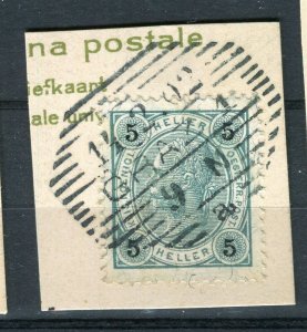 AUSTRIA; 1890s-1900s early F. Joseph issue fine used Full Postmark PIECE