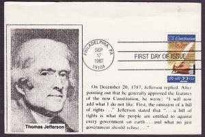 2360 Signing the Constitution cacheted FDC