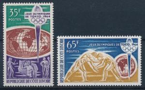 [63232] Ivory Coast 1964 Olympic Games Tokyo - Wrestling  MNH