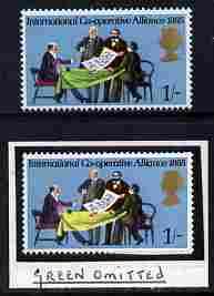 Great Britain 1970 Anniversaries 1s green & embossing...