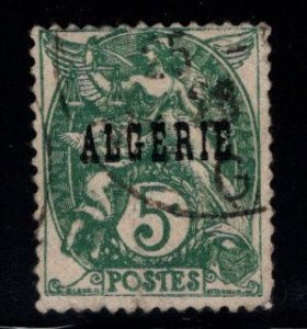 ALGERIA Scott 6 Used   5c stamp