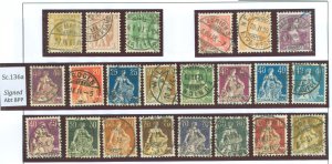 Switzerland #126-45/136a/137a  Single (Complete Set)