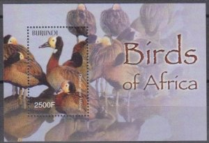 2004 Burundi 1898/B145 Birds of Africa