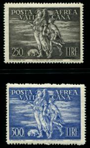 VATICAN C16-17 MINT NH 1948 AIR MAIL