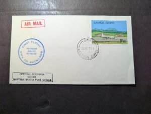 1978 American Samoa Airmail Official Souvenir First Flight Cover FFC Apia