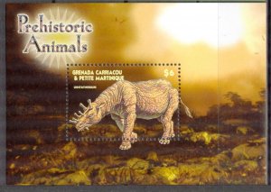 Grenada Carriacou & Petite Martinique 2005 Dinosaurs S/S MNH