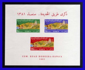 1961 - Yemen - Sc. 124a - 126a - Calle de Hodeida a Sanaa - MNH - YE- 152