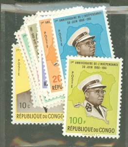 Congo, Democratic Rep. (ex Bel. Congo/Zaire) #381-395 Mint (NH) Single (Complete Set)