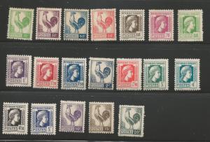 France Scott #477-495