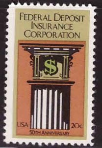 USA Scott 2071 MNH** FDIC stamp