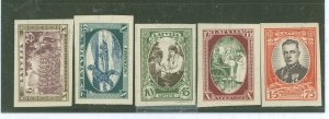 Latvia #B87-91  Single (Complete Set)