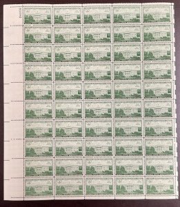 990   White House, Executive Mansion  MNH 3 c  Sheet of 50  1950