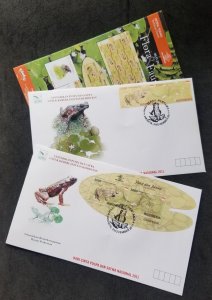 *FREE SHIP Indonesia Flora Fauna 2011 Frog Pond Life Amphibian FDC *odd *unusual