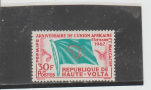 Upper Volta  Scott#  196  MNH  (1962 African-Malagache Union)