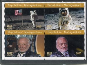 Malagasy 2020 SPACE BUZZ ALDRIN s/s Perforated Mint (NH