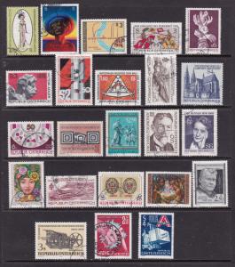 Austria small lot of used modernish commems