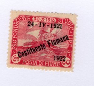 Fiume #166 MH - Stamp - CAT VALUE $2.40