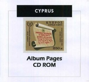 Cyprus - CD-Rom Stamp Album 1880-2021 Color Illustrated Album Pages