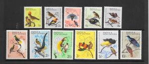 BIRDS - PAPUA NEW GUINEA #188-98  MNH