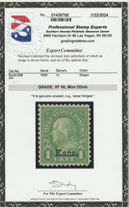 U.S. Scott 658 PSE GRaded