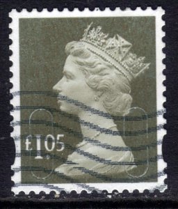 GB 2016 QE2 £1.05 Grey Olive Security Machin ( M16L ) SG U2935 ( T730 )