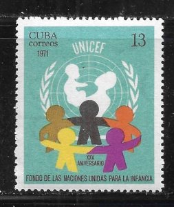 Cuba 1668 25th UNICEF single MNH