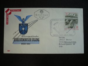 Postal History - Austria - Scott# 661 - First Day Cover