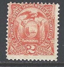 Ecuador Sc # 20 mint hinged (RS)