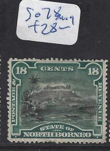 NORTH BORNEO (PP2607B)  18C MOUNTAIN SG 78   MOG