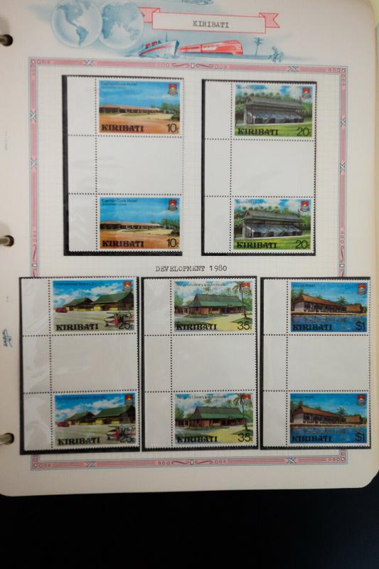 Kiribati Specialty 1970s and 1980s Stamp Collection