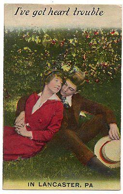 PA Lancaster - Couple In Love -  I've got heart troubles
