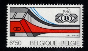 Belgium Scott 953 MNH** Electric Train stamp