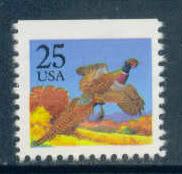 2283 25c Pheasant Fine MNH BPS
