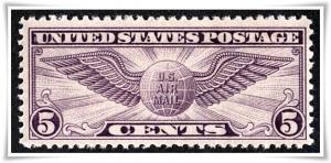 SC#C12 5¢ Winged Globe (1930) MNH