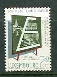 Luxembourg # 400 European School  (1)  Mint NH