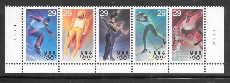 #2807-11 MNH Strip of 5