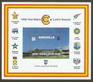 Anguilla #1018A NH Cricket Match SS