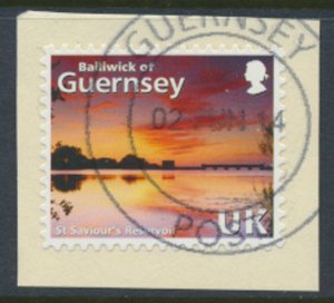 Guernsey  UK Rate  St Saviours Reservoirs Used  SC# 997g  SG 1238  see scan  ...