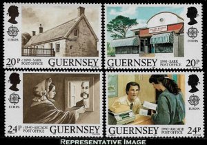 Guernsey Scott 422-425 Mint never hinged.