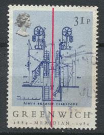 Great Britain SG 1257 - Used - Greenwich Meridian