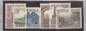 Norfolk Island #13-18v  Single (Complete Set)