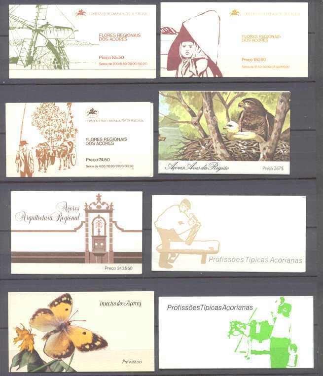 Portugal Azores 8 MNH booklets SCV54