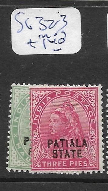 INDIA PATIALA (P0702B)  QV 3P,1/2A  SG 32-3   MOG
