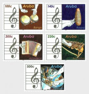 Aruba 2016 MNH Stamps Music Musical Instruments