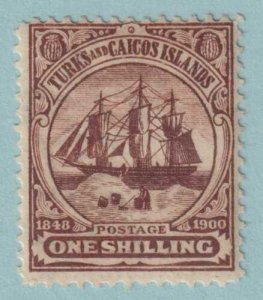 TURKS & CAICOS 7 MINT HINGED OG* NO FAULTS VERY FINE! LHE 