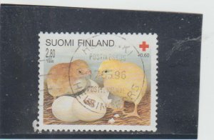 Finland  Scott#  B254  Used  (1996 Chicks)